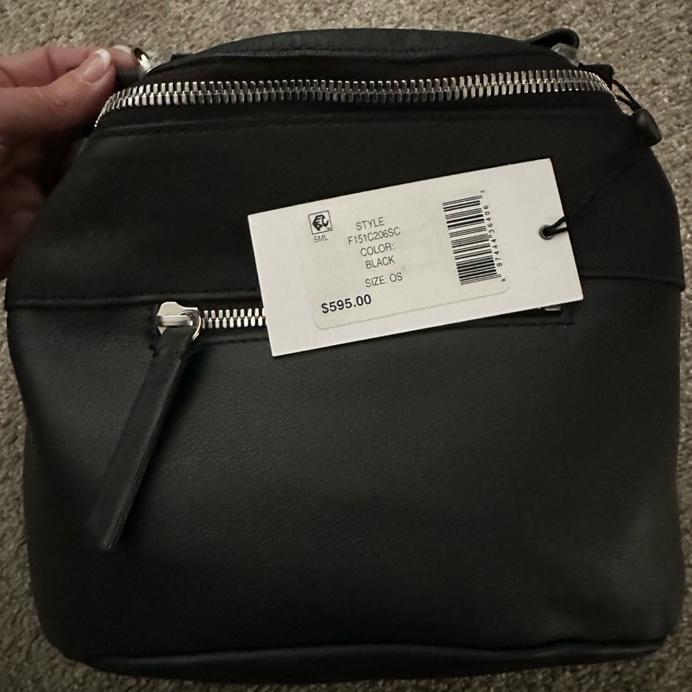 NTW Derek Lam 10 Crosby black leather bag